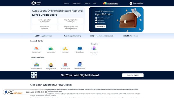 buddyloan.com screenshot