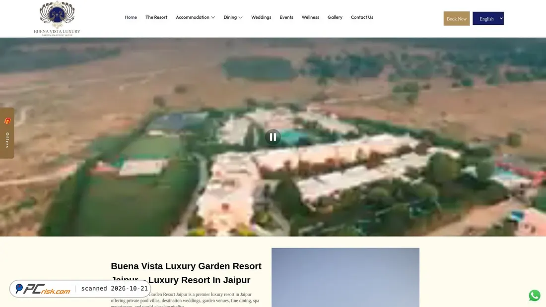 Screenshot of buenavistajaipur.com