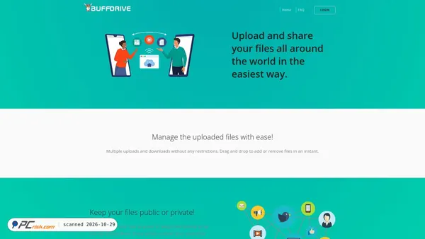 buffdrive.com screenshot