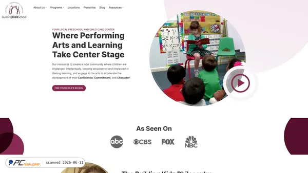 buildingkidzschool.com screenshot