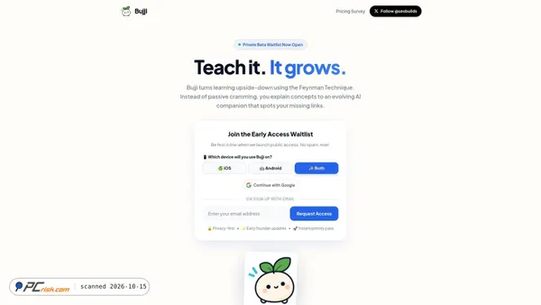 bujji-website.vercel.app screenshot