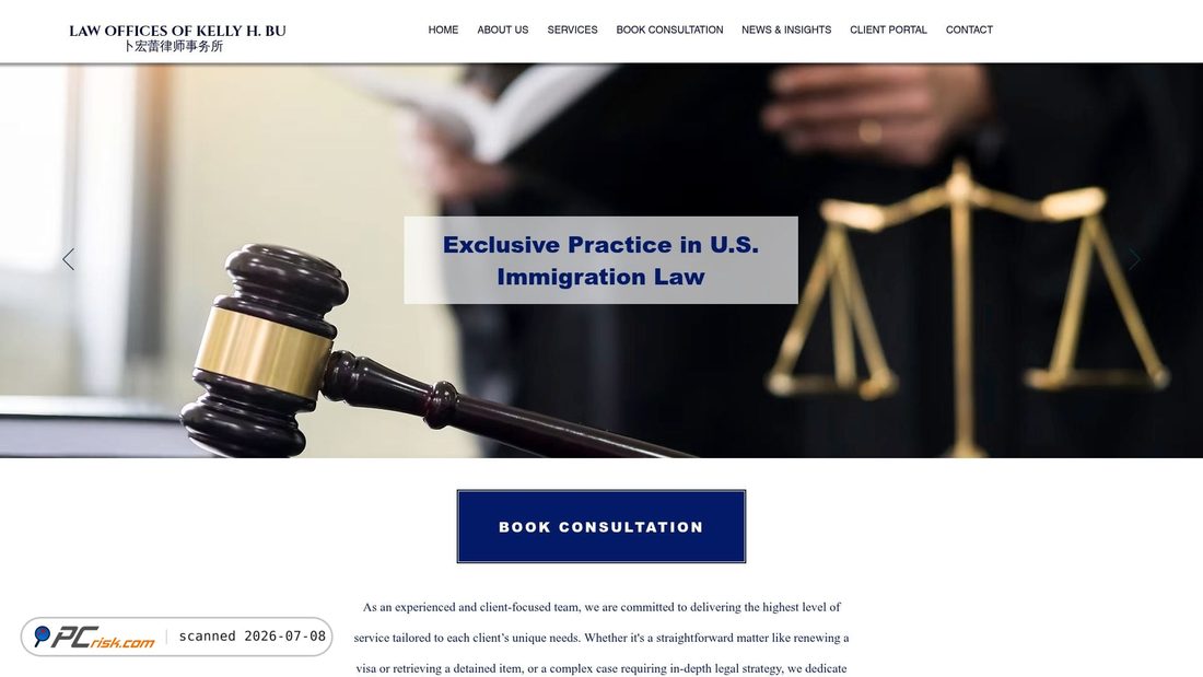 Screenshot of bulawfirm.com
