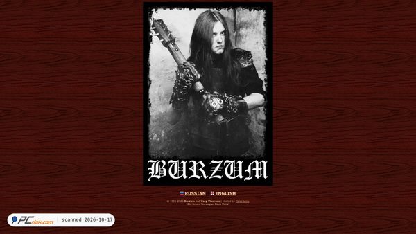 burzum.org screenshot