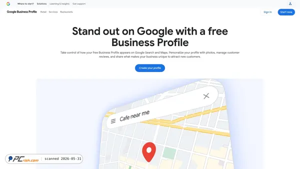 business.site screenshot