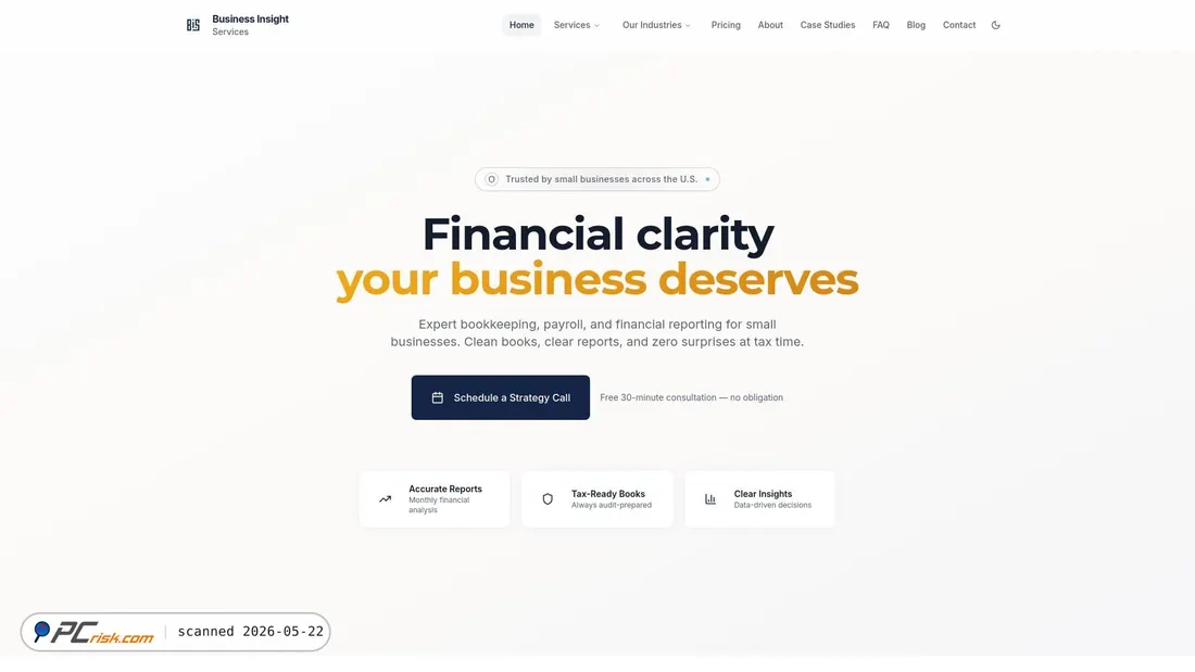 Screenshot of businessinsightservices.com