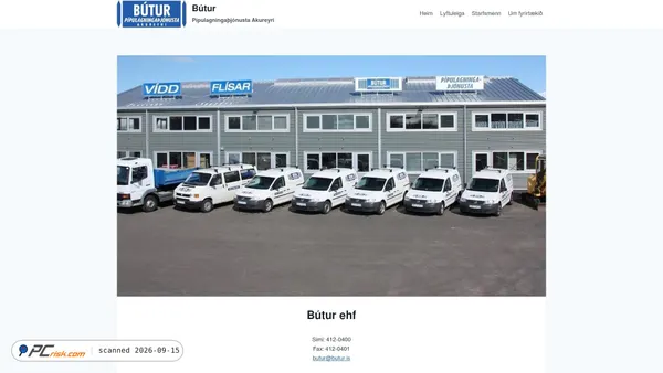 butur.is screenshot