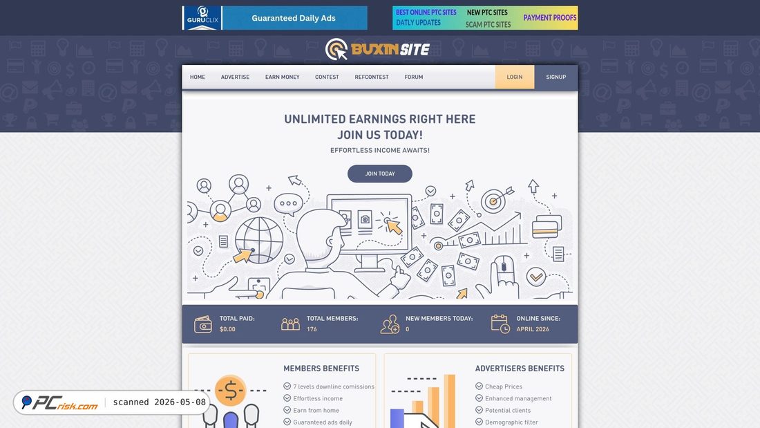 Zrzut ekranu buxin.site