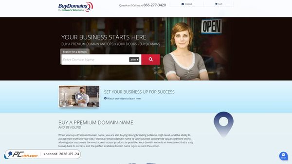 buydomains.com screenshot