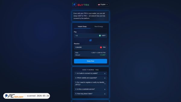 buytrx.bet screenshot