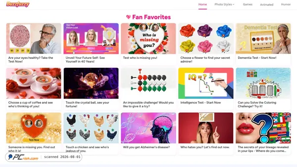 buzzfuzzy.com screenshot