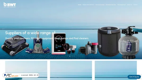 bwtpools.com.au screenshot
