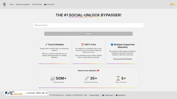 bypass.vip screenshot