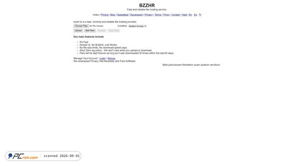 bzzhr.to Screenshot