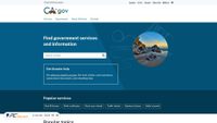 ca.gov screenshot