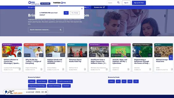 ca.pbslearningmedia.org Screenshot