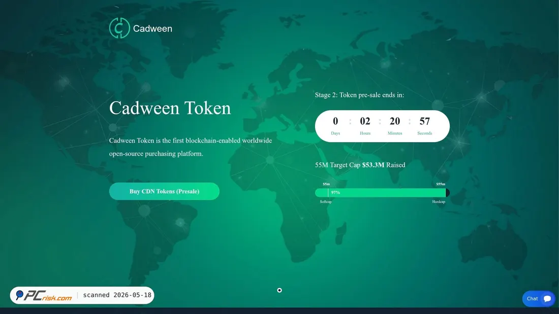 Screenshot of cadween-official.com