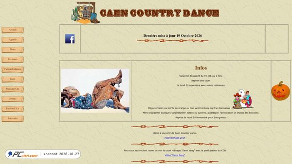 caencountrydance.com screenshot