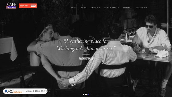 cafemilano.com screenshot