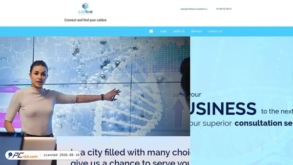calibreconsultants.in screenshot