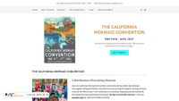 Captura de ecrã de californiamermaidcon.com