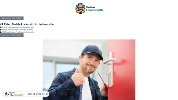 call.mobilelocksmithjax.com screenshot