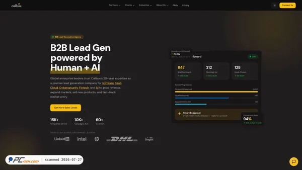 callboxinc.com screenshot