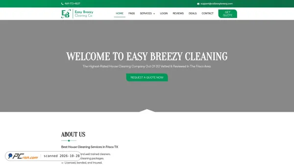 Zrzut ekranu calleasybreezy.com