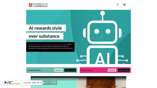 cam.ac.uk screenshot