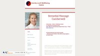 Captura de ecrã de camberwellwellbeingcentre.com.au