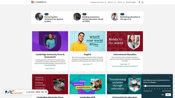 cambridge.org screenshot