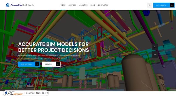 camelliabuildtech.com screenshot