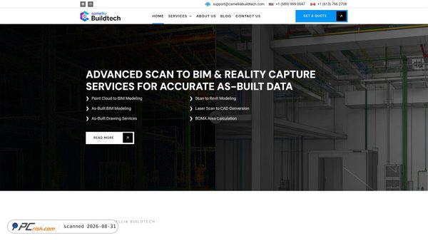 camelliabuildtech.com Screenshot