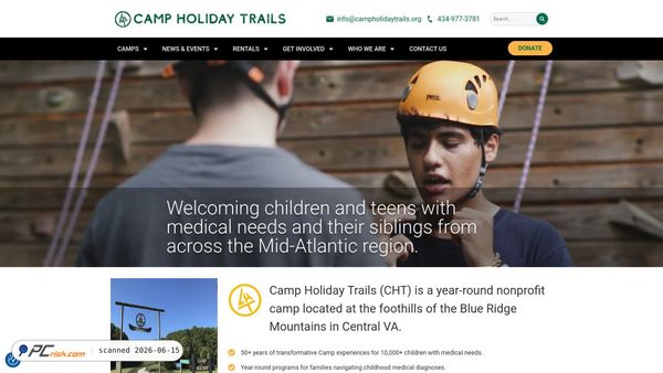campholidaytrails.org screenshot