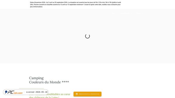 camping-couleurs-du-monde.com screenshot