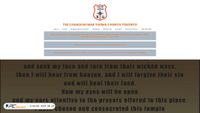 Zrzut ekranu canadianmarthomachurch.com