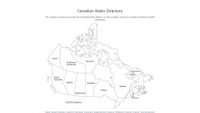 canadianradiodirectory.com screenshot