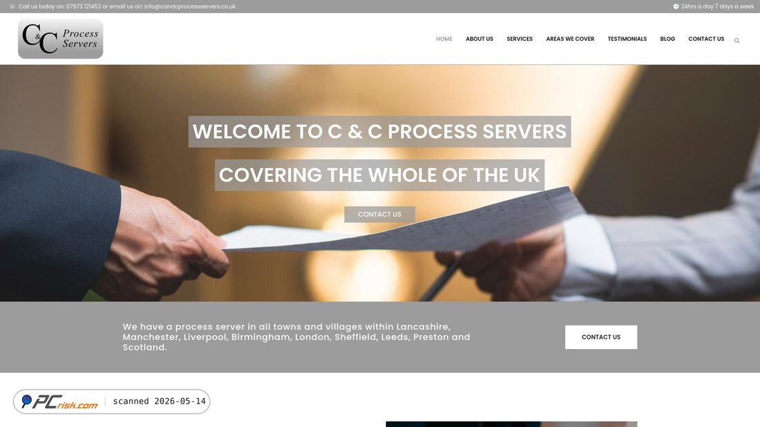 Captura de ecrã de candcprocessservers.co.uk