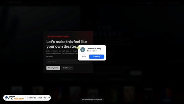 candlestream.xyz Screenshot