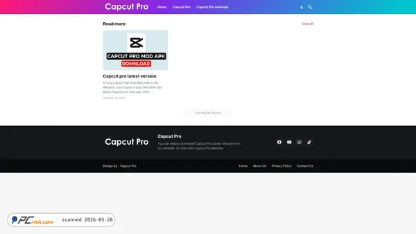 capcutprome.blogspot.com screenshot
