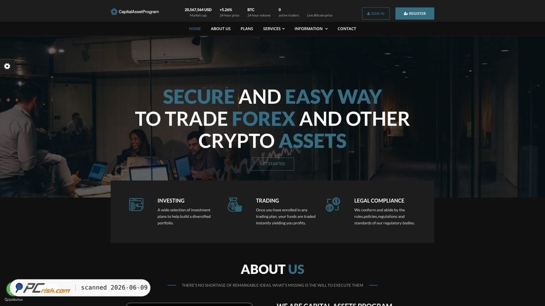 Screenshot of capitalassetsprogram.com.dextprime.com