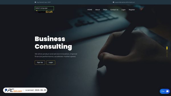 capitalcraftlimited.com screenshot