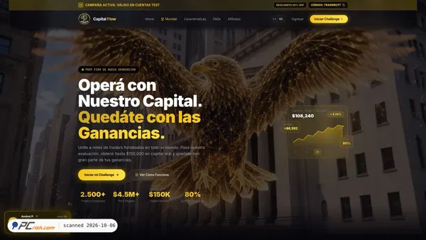 capitalflowtrader.com screenshot