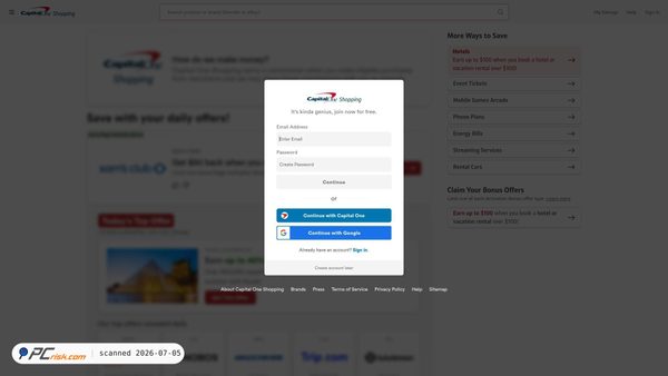 capitaloneshopping.com screenshot