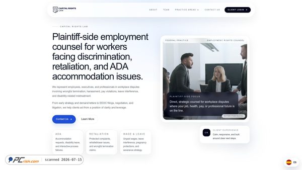 capitalrightslaw.com screenshot