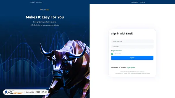 capitalzodiac.com screenshot