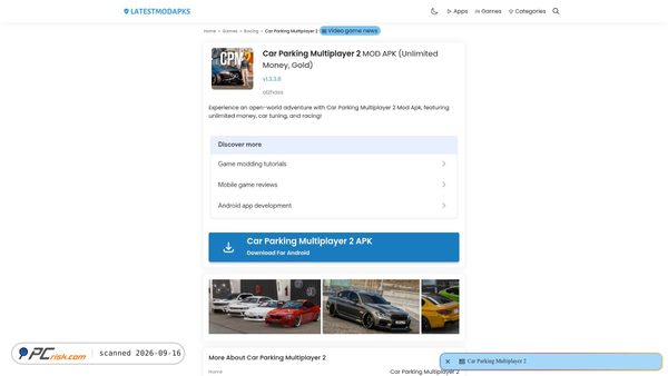 Screenshot van car-parking-multiplayer-2-mod.latestmodapks.com