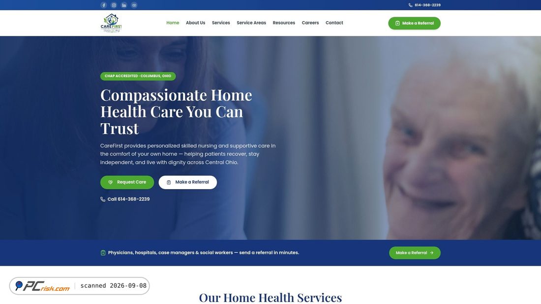 Screenshot of carefirstoh.com