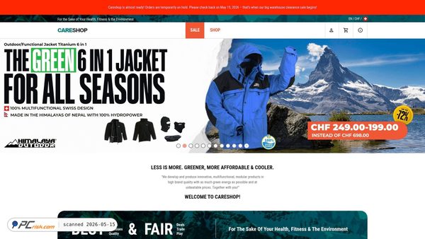 careshop.ch screenshot
