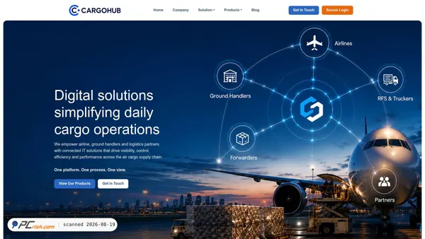 cargohub.nl screenshot