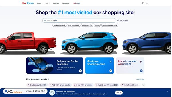 cargurus.com screenshot